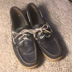 Sperry Top Sliders Blue sz 7.5